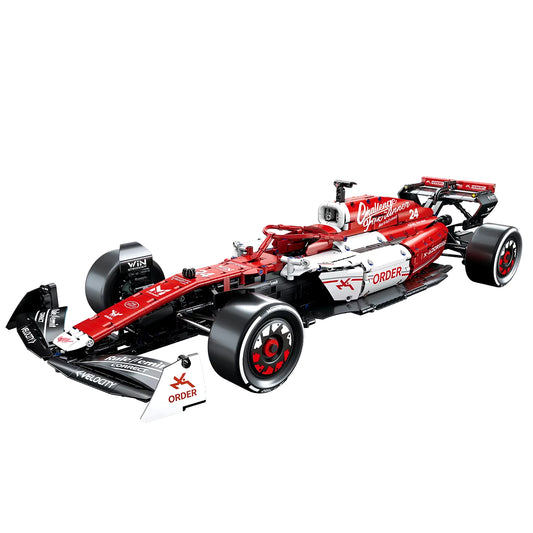 1768PCS 1:8 F1 Race Cars Building Sets MOC Building Blocks Car Cool Collectible Model Car Kits Toy Christmas Festive Gift Giving