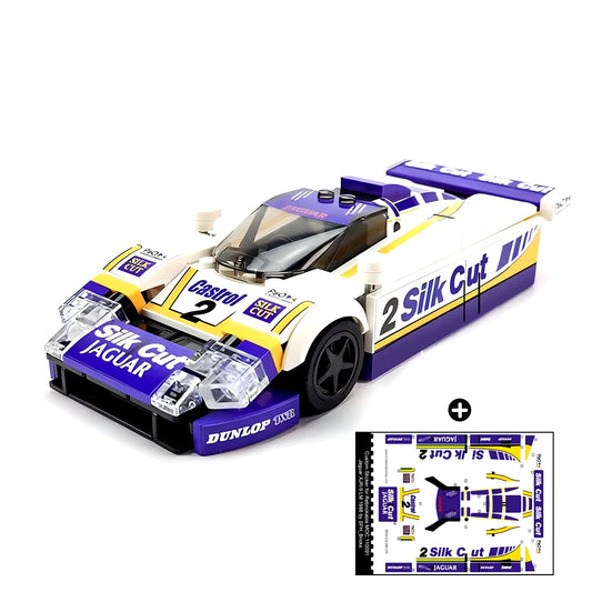 268PCS MOC Speed ​​Champion 1988 World Sports Car Championship XJR-9 Racing Model Building Blocks Children'S Toys Christmas Gift