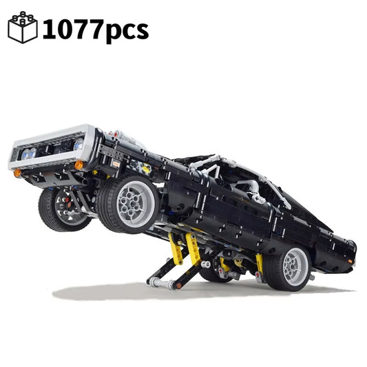 Technical Car Dodged Charger Racing Car Building Blocks Model Movie Fast and Furious Famous Vehicle 42111 Bricks Boy Toys Gifts